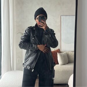 Forever 21  Black Faux Leather Jacket